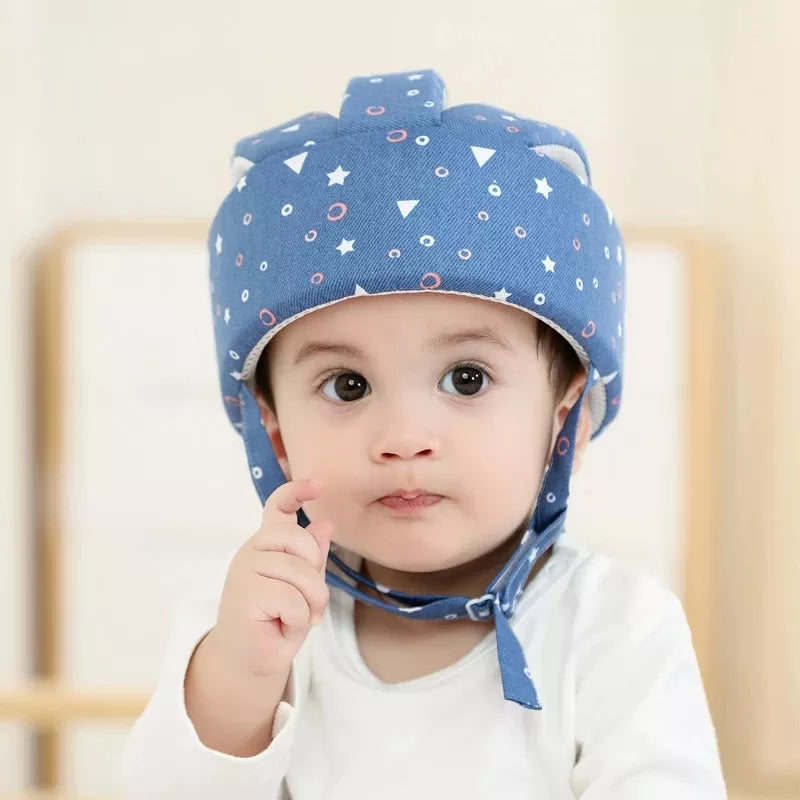 Capacete de Segurança para Bebês em Algodão